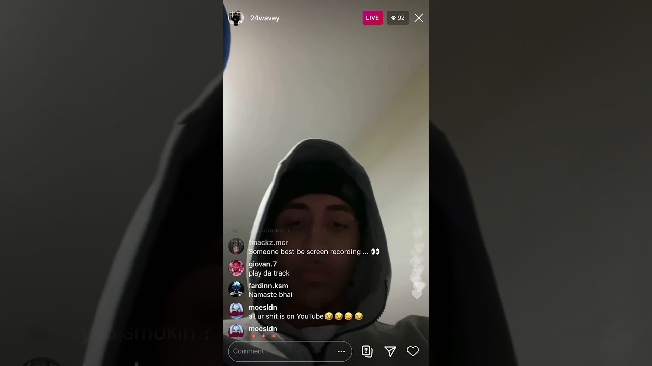 24WAVEY previews unreleased music on Instagram live