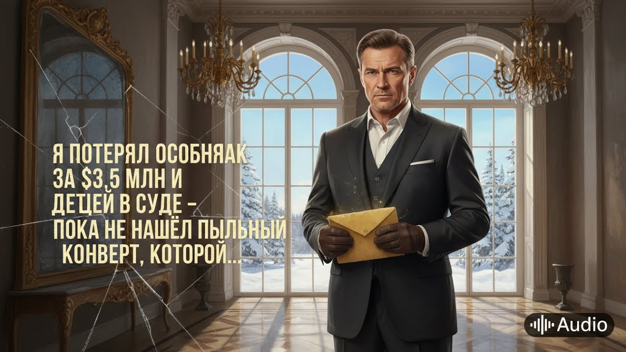 Я ПОТЕРЯЛ ОСОБНЯК ЗА $3,5 МЛН И ДЕТЕЙ В СУДЕ — ПОКА НЕ НАШЁЛ ПЫЛЬНЫЙ КОНВЕРТ, КОТОРЫЙ…