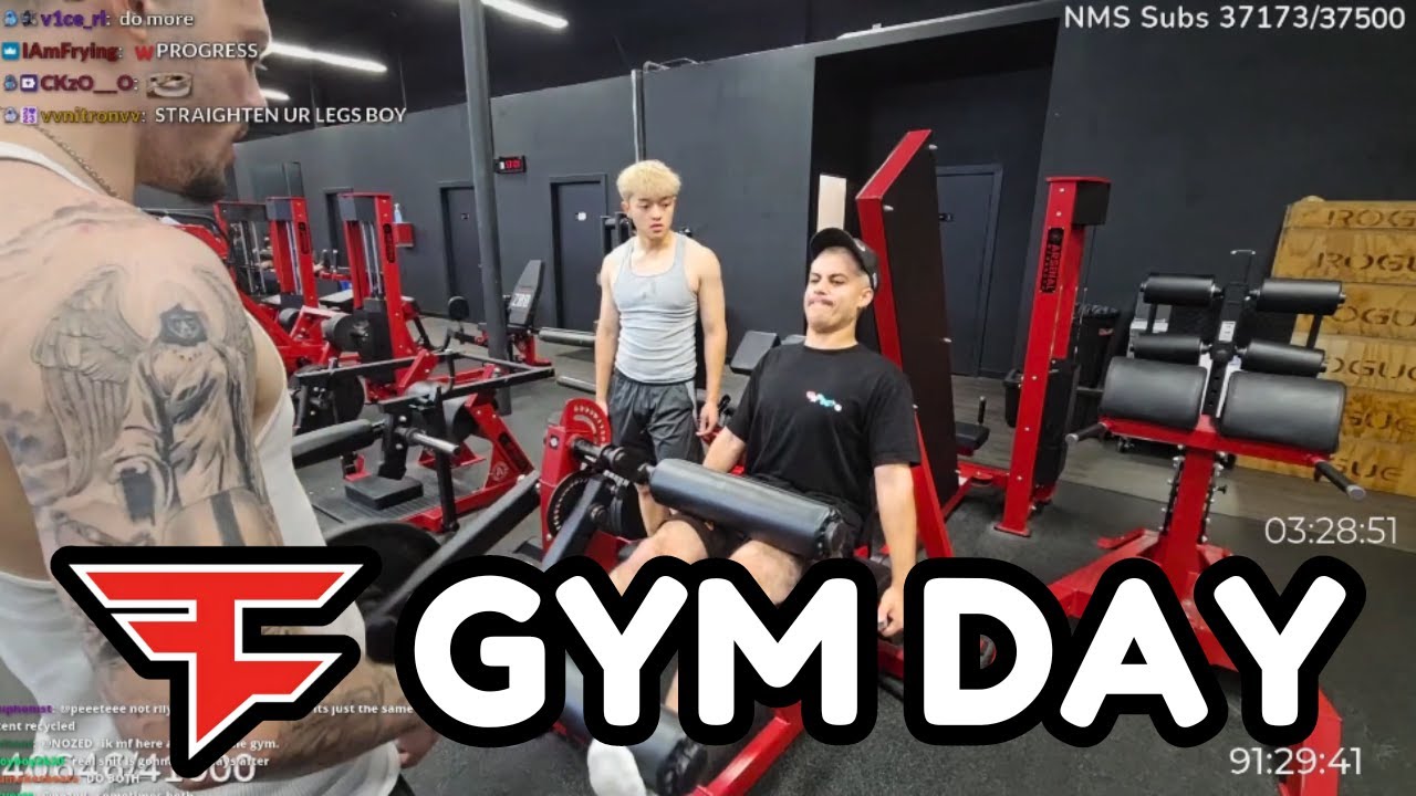 FaZe Clan Goes To The GYM! (ft. Stable Ronaldo, JasonTheWeen, Adapt, Plaqueboymax, Lacy)