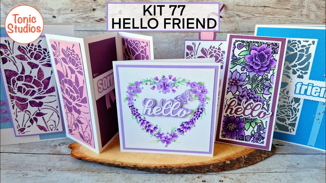 TONIC STUDIOS CRAFT KIT 77 - HELLO FRIEND