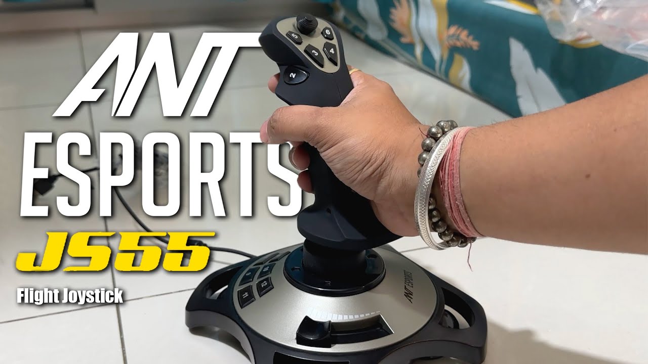 AntEsports JS55 Flight Joystick ✈️ Unboxing & Gameplay | Flying Experience Redefined!