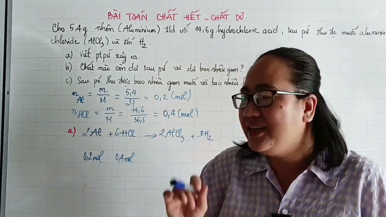Hoá 8〡Bài toán xác định chất hết - chất dư trong phản ứng hoá học