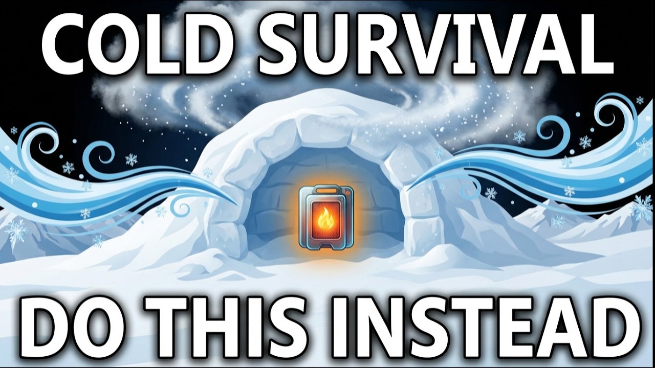 This Shelter Design Keeps You Alive at  40°F ( Most Preppers Get It Wrong )