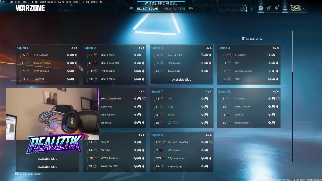 Warzone Custom Lobby JOIN UP!!