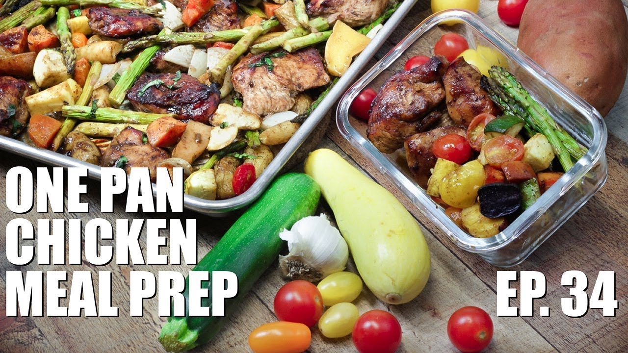 One Pan Chicken Meal Prep | Meal Prep For Weight Loss