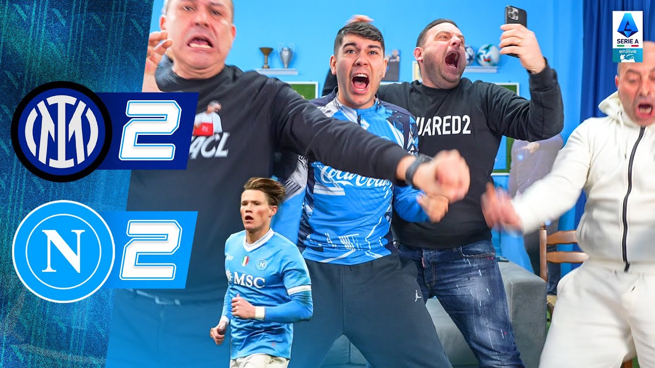 CORAGGIOSI!! INTER-NAPOLI 2-2 | LIVE REACTION NAPOLETANI