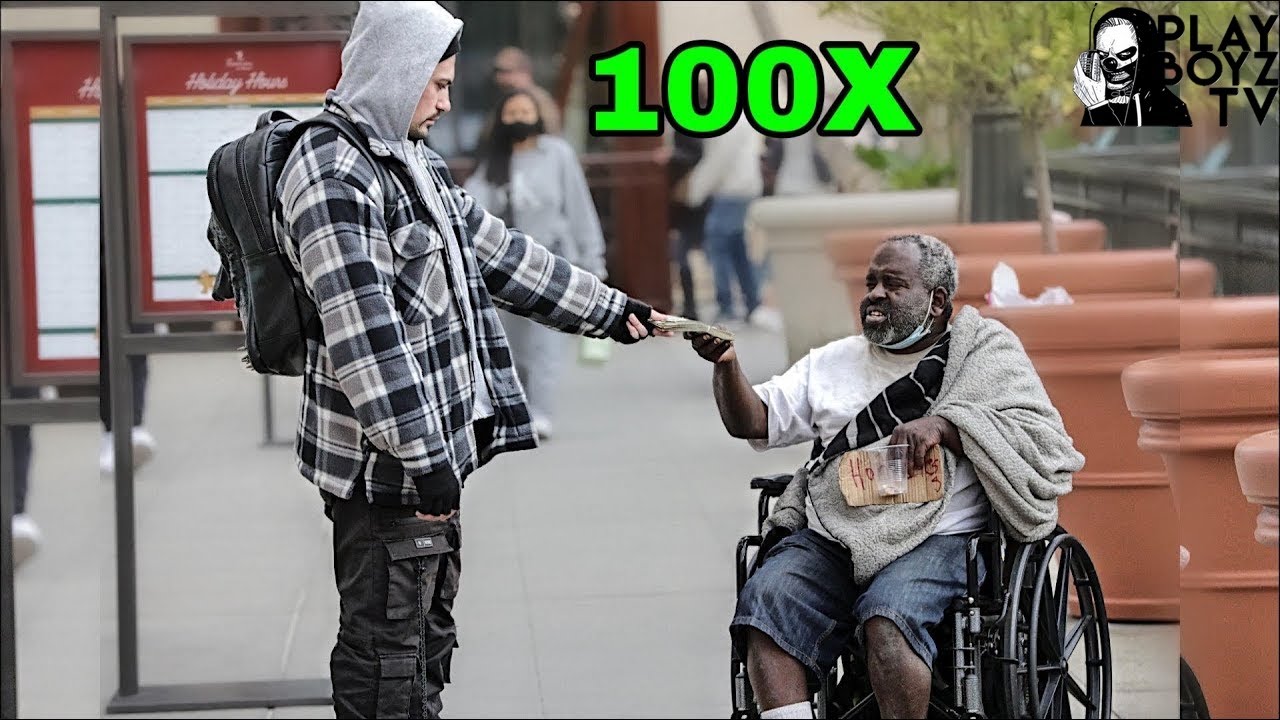 ПРОШУ МЕЛОЧЬ, А ЗАТЕМ ДАЮ В 100 РАЗ БОЛЬШЕ (ЭКСПЕРИМЕНТ В ГЕТТО)