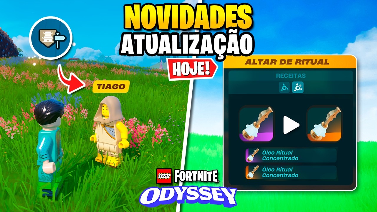 Novidades da Atualização de Hoje no LEGO Fortnite Odyssey (v39.40)