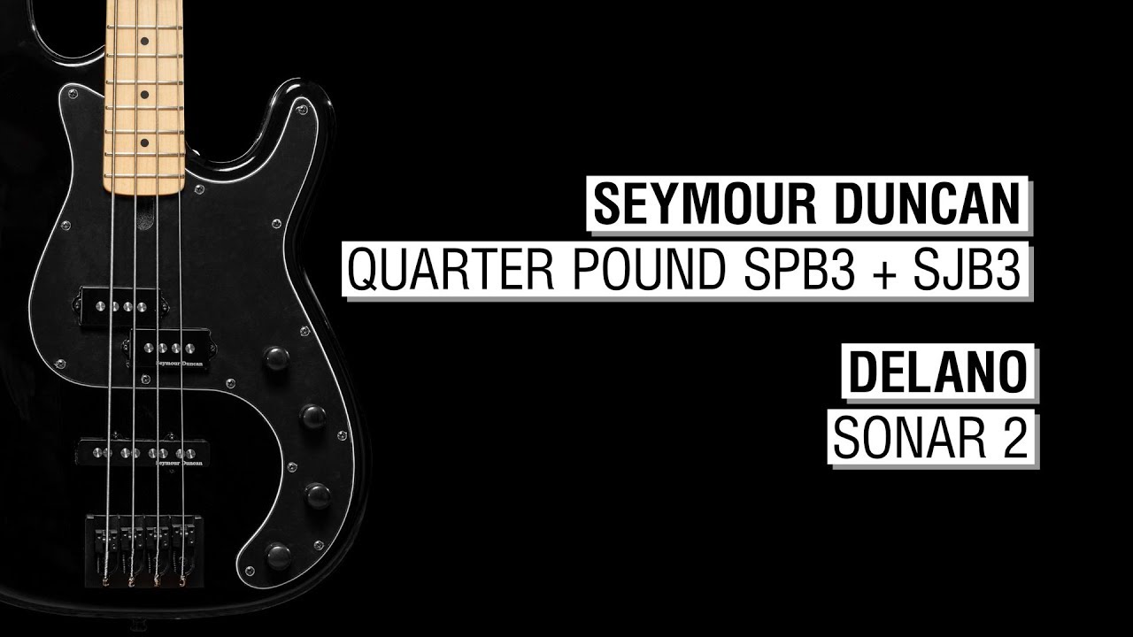 Seymour Duncan Quarter Pound SPB3 & SJB3 + Delano Sonar 2 - Maruszczyk Jake L4a 32