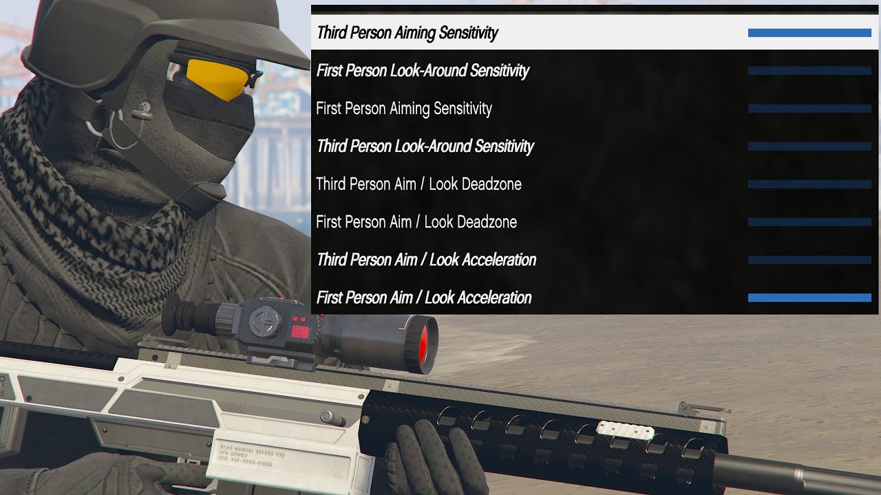 BEST SNIPER SETTINGS FOR GTA 5 Online