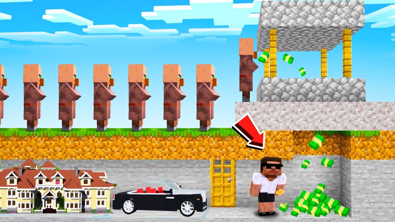 I MADE A WISHING WELL TO STEAL VILLAGERS 💸