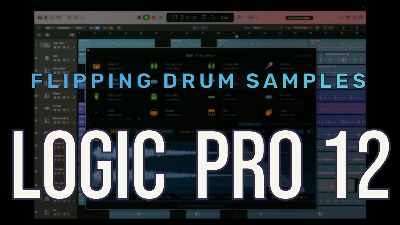 How To Flip ANY Drum Loop In Logic Pro 12 (Drum Machine Designer Trick)