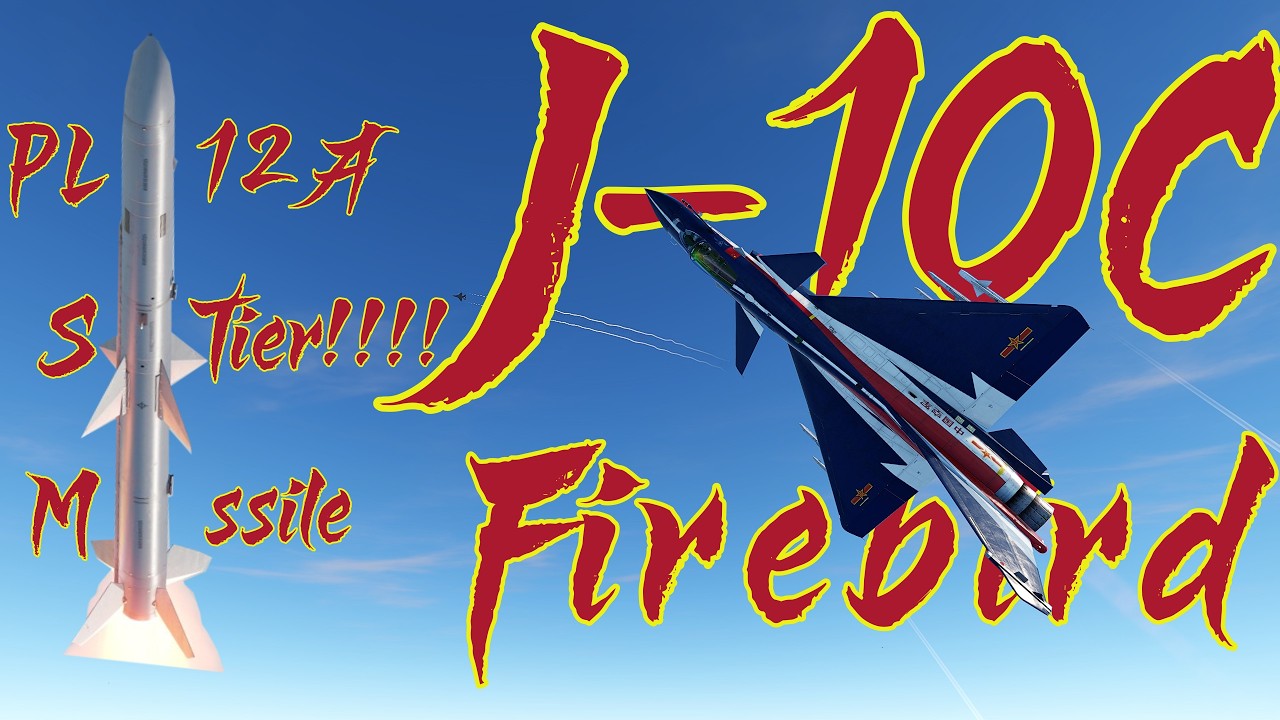 TESTING NEW J-10C/PL-12A in ARB | War Thunder (Top 0.4% Player) | POSITIONING and NOTCHING Tutorials