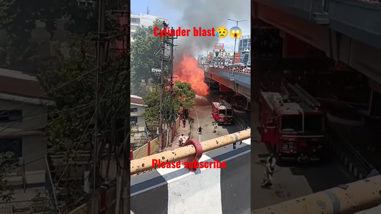 Lpg cylinder blast 😱😱😰