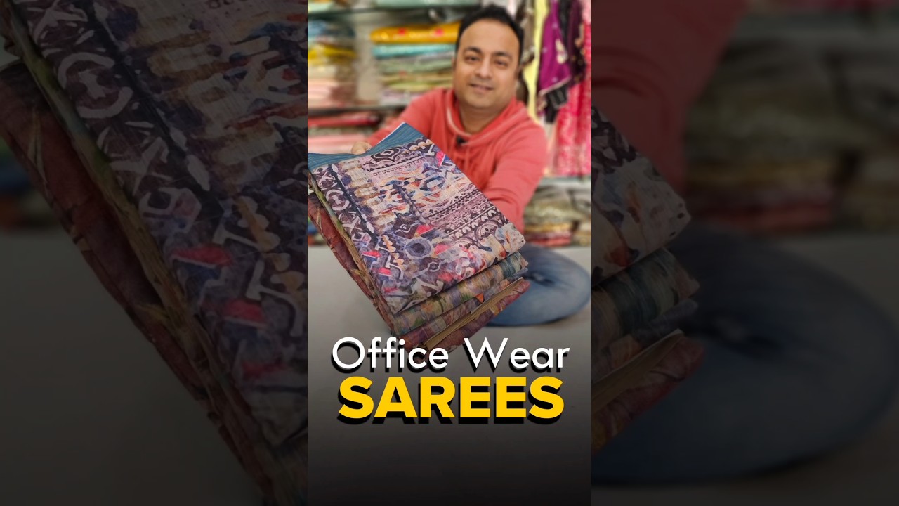 RESTOCK Office Wear Sarees #cottonsilksaree #officewearsaree