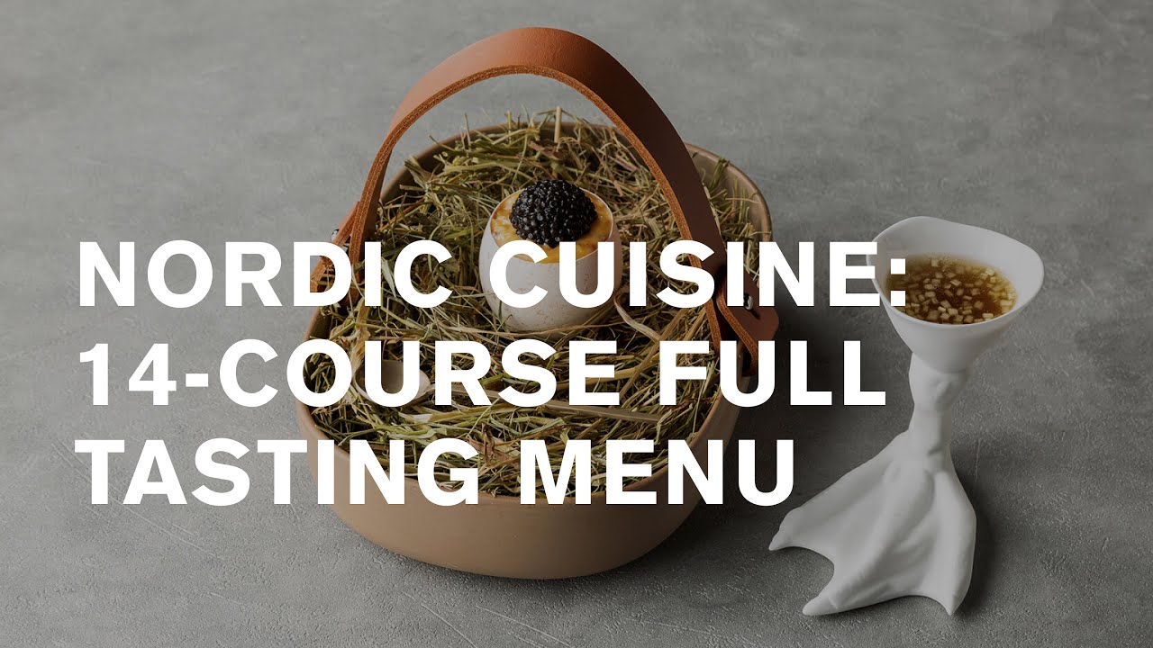 Nordic cuisine: 14-course tasting menu for only &euro;65 [english subtitles].