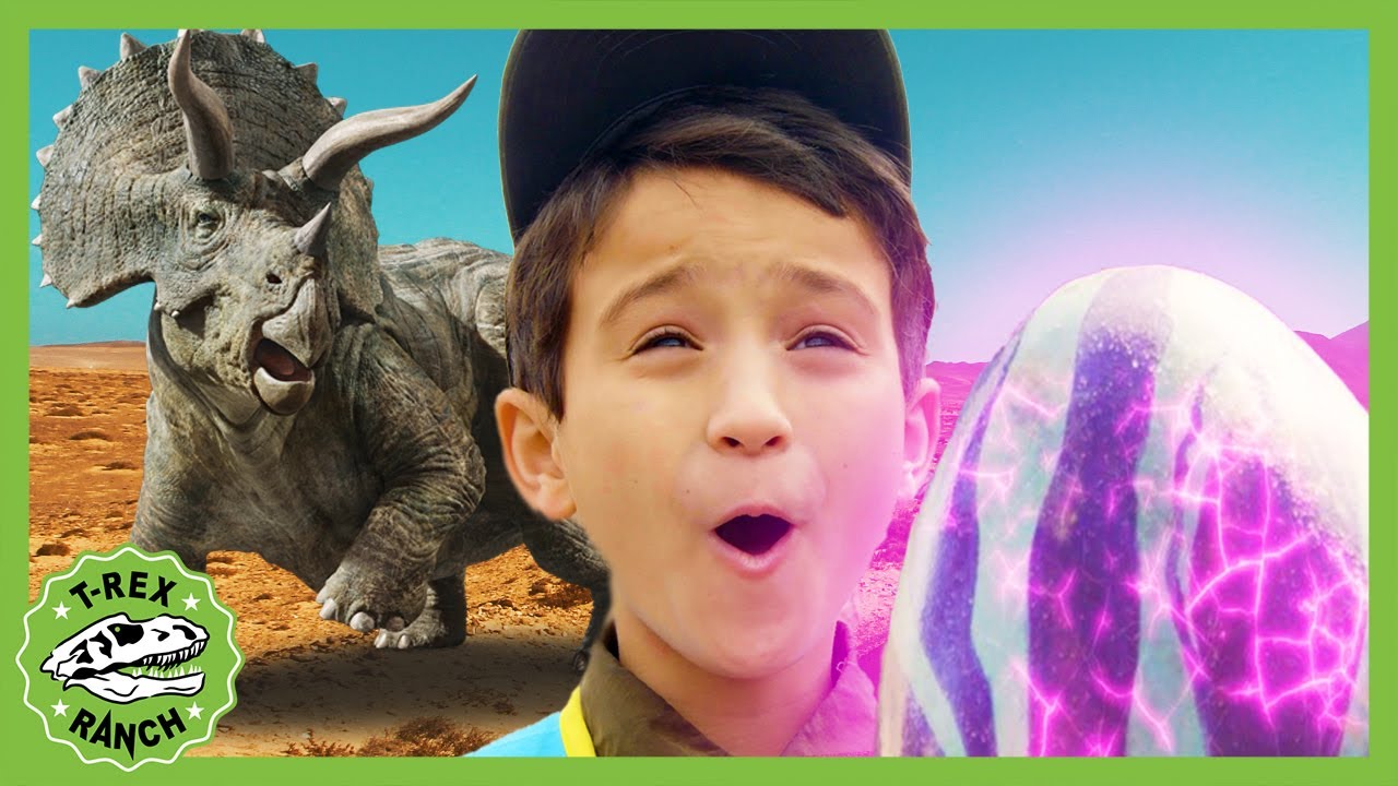 Max and Bella Find a Dinosaur Egg! + 30 Minutes of T-Rex Ranch Adventures