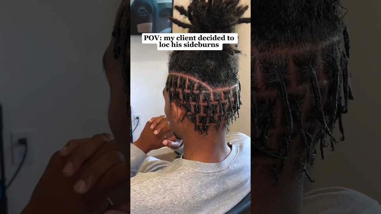 If you have a high top and want to grow out the sides of your hair I got you! 🔥Locgician @locsbyzay#