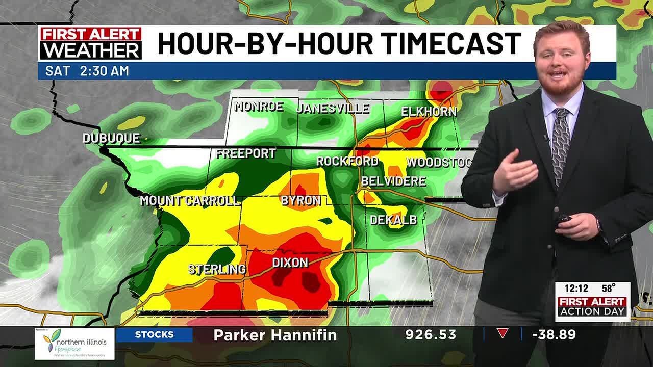 Tracking two chances for strong to severe storms for the stateline Friday