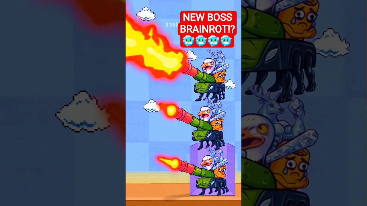 NEW UPDATE🥶3 BOSS BRAINROT❗Most Game Ever! Merge Fellas #brainrot#games #italianbrainrot #feedshorts