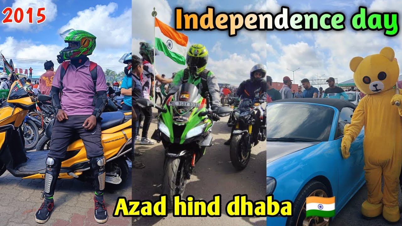 15 August first time ride🤩 Azad Hind Dhaba @Bodmasteddy #viralvideo @travellerwithmotovlogger3928 