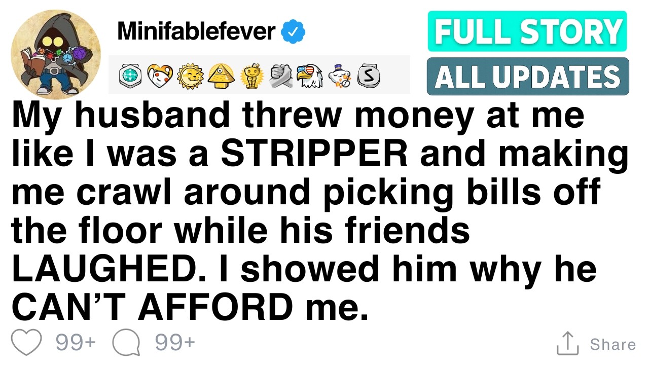 My husband threw money at me and made me crawl while his friends laughed. [FULL STORY]