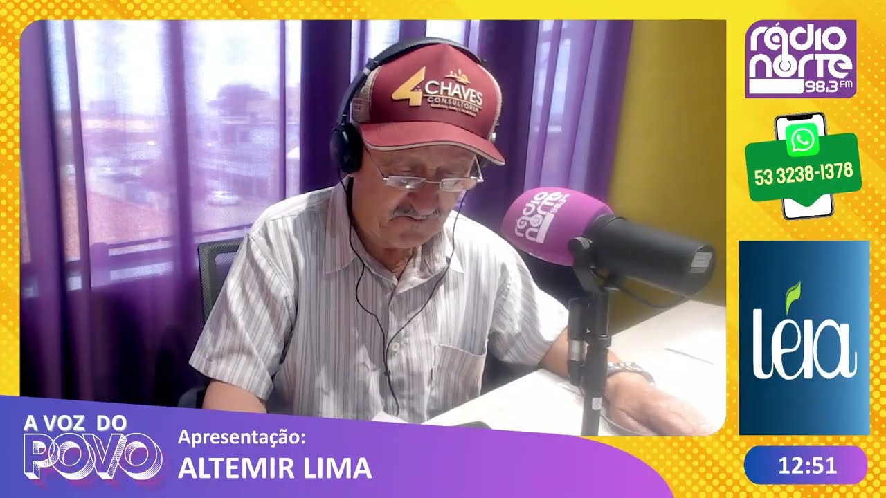 A Voz do Povo 21/01/2026 com Altemir Lima na Rádio Norte FM