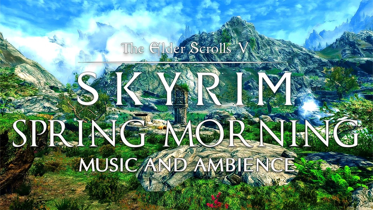 Bright Spring Morning in Skyrim | Skyrim Spring Ambience | Skyrim/Elder Scrolls Music