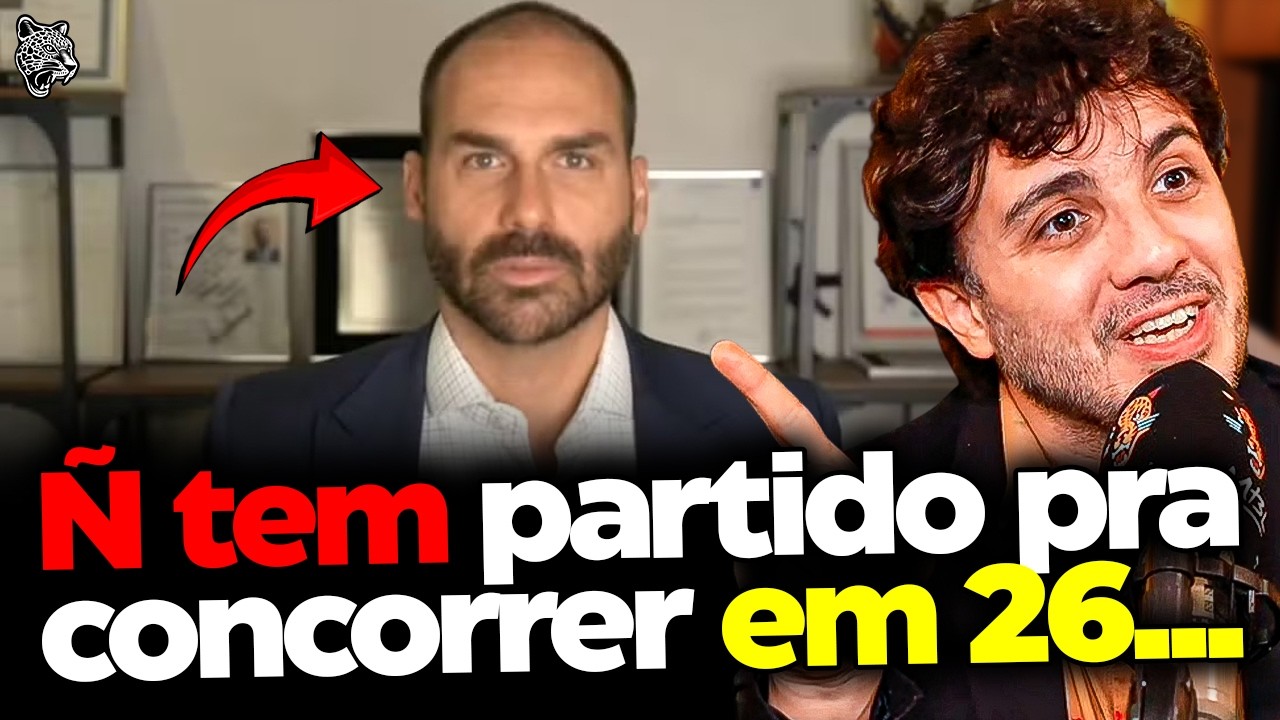 Renan REAGE a EDUARDO BOLSONARO N&Atilde;O TEM PARTIDO para CONCORRER em 2026