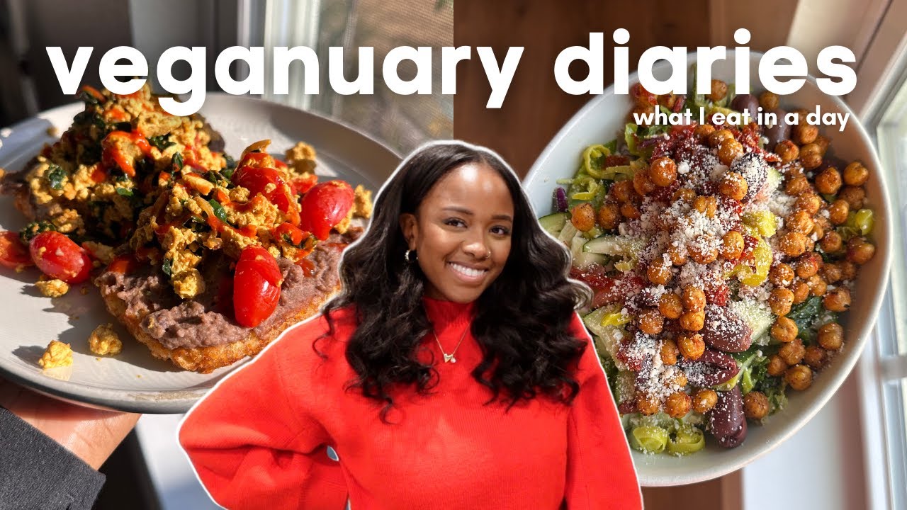 veganuary diaries ep 3: what I eat in a day | Healthy & Tasty Salad Recipe | recipes for beginners