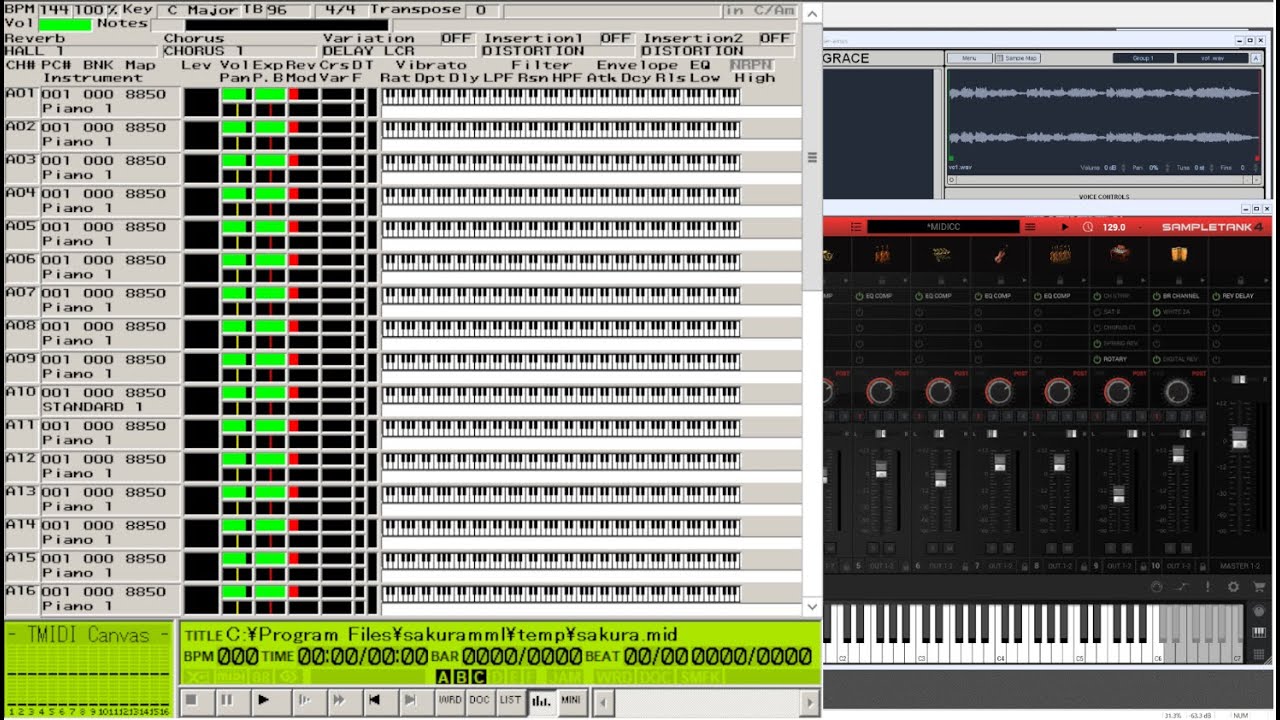 NieR: Automata　 顕現シタ異物  Alien Manifestation [MIDI SD-80 + VST]　Modified version