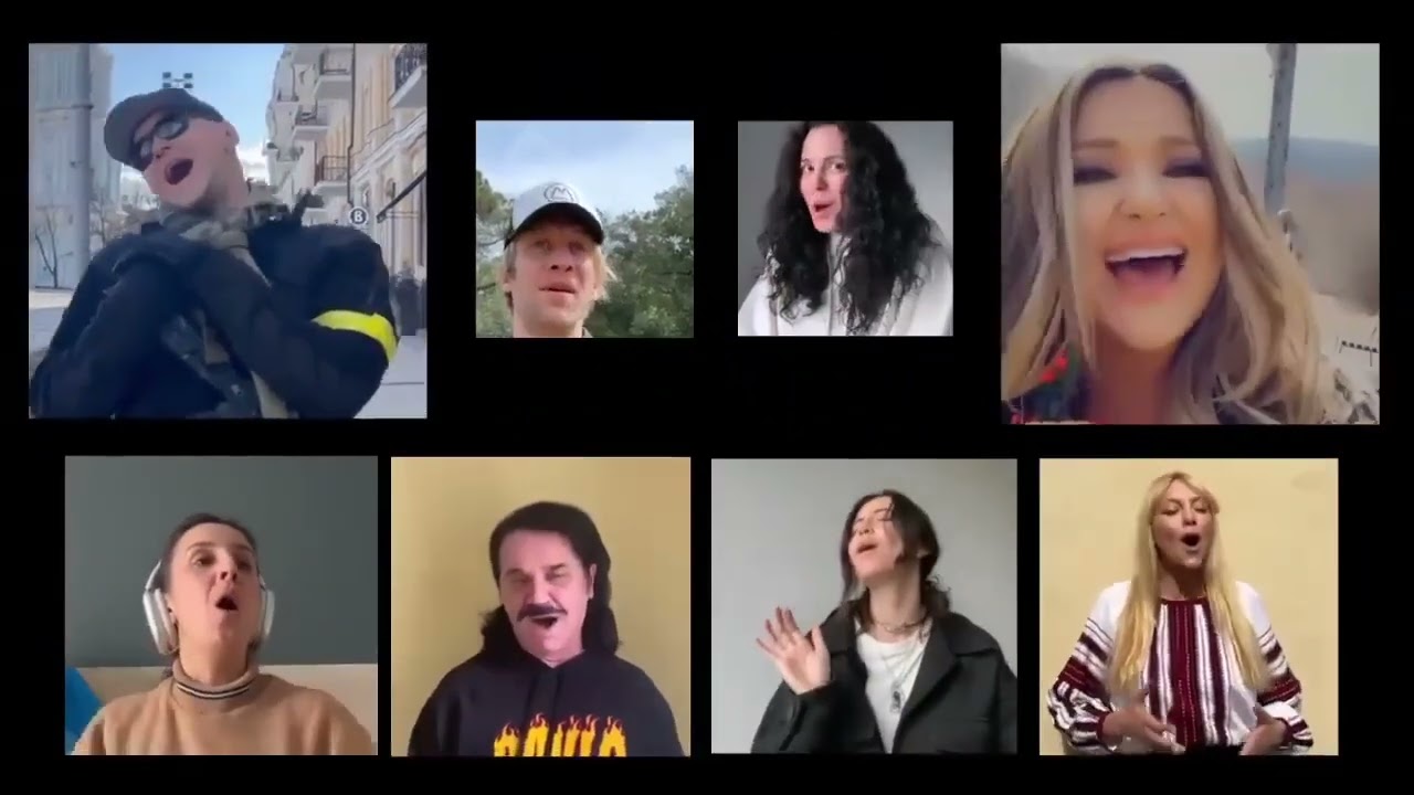 Українські зірки влаштували відео-флешмоб, співаючи 