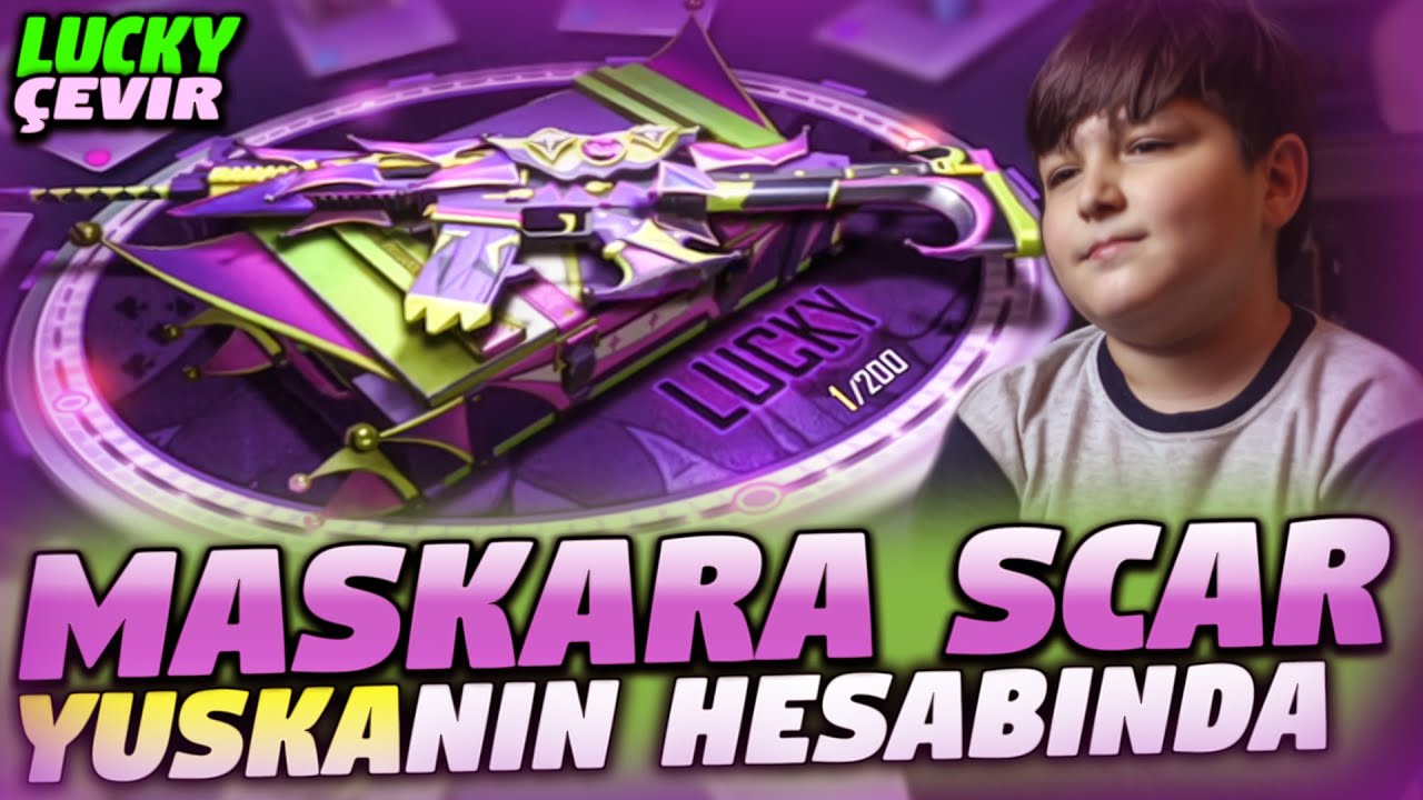 YUSKANIN HESABINDA YENİ MASKARA SCAR KASA AÇLİMİ / PUBG MOBILE