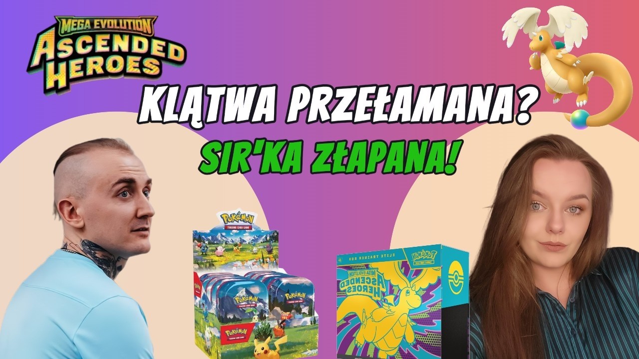 DROP SIĘ ZGADZA! SIR W ALBUMIE! | ASCENDED HEROES ETB, DISPLAY BOX MINI TIN