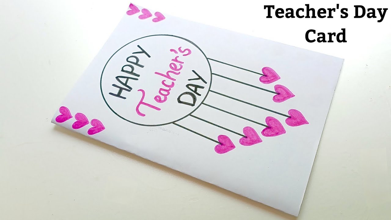 🥰 ПОСЛЕДНЯЯ МИНУТА 🥰 Специальная открытка ко Всемирному дню учителя / как сделать красивую открыт...