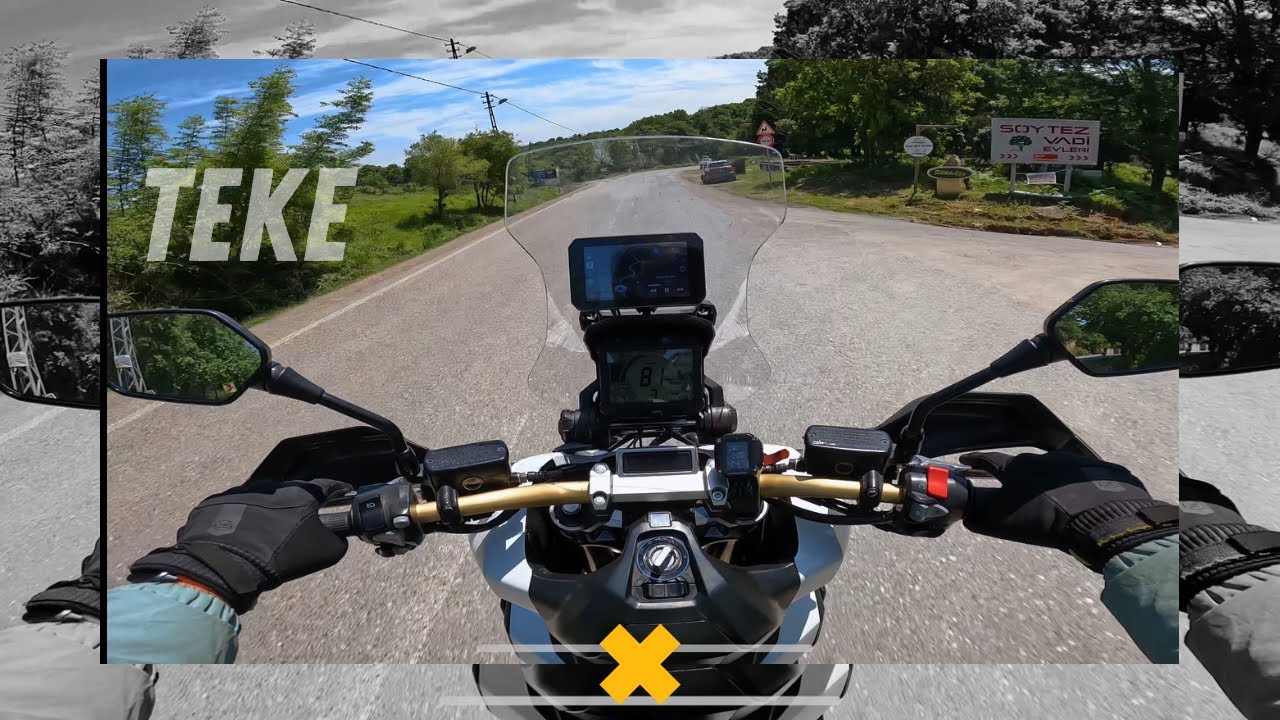 Honda X-Adv 750 | Istanbul | Şile-Teke | Viraj | Pov