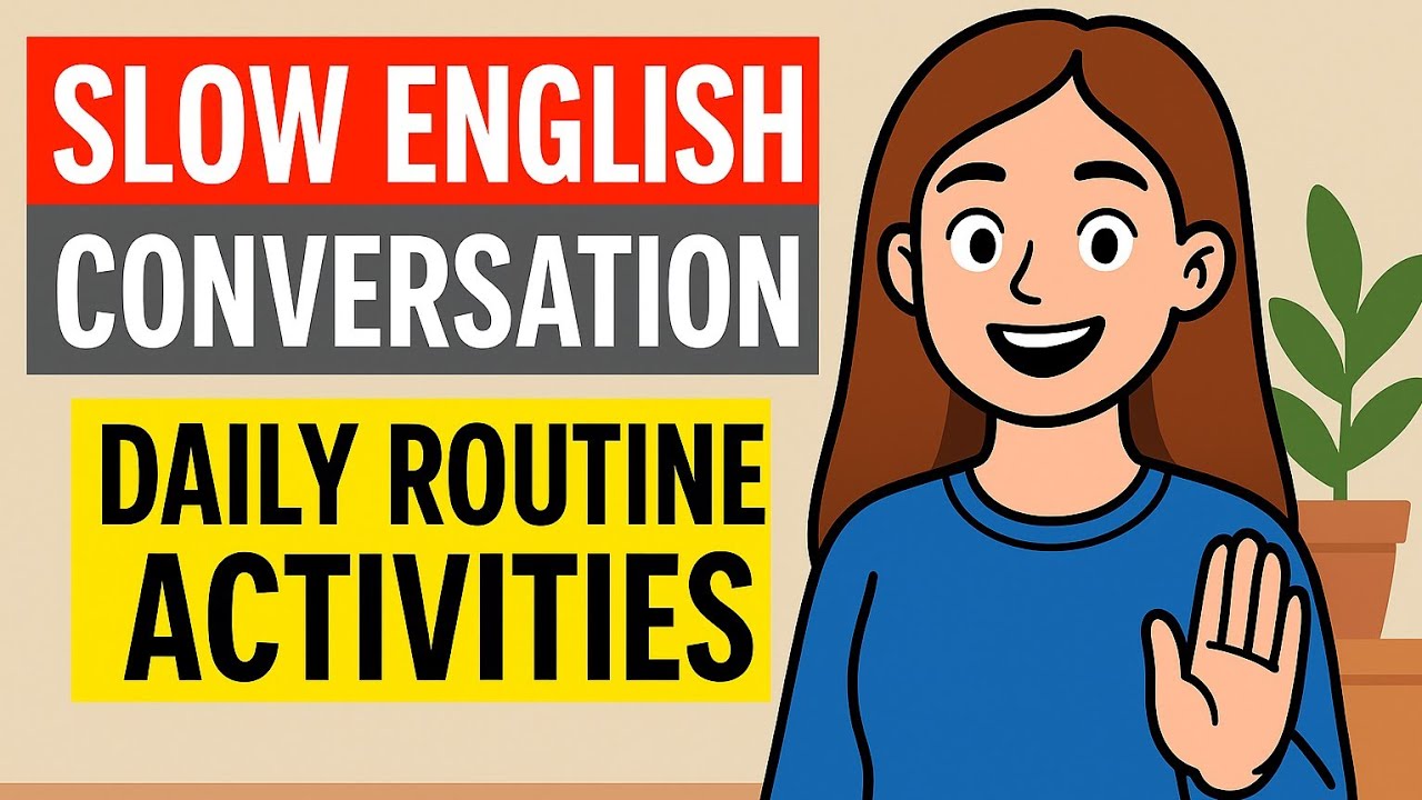 Slow English Sentences for Daily Routines | Speak English Clearly & Confidently