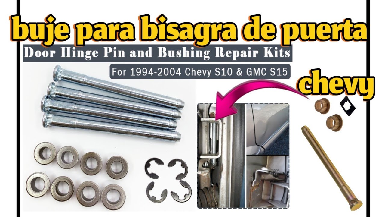 reparacion de bujes de bisagra de puerta chevy silverado c1500