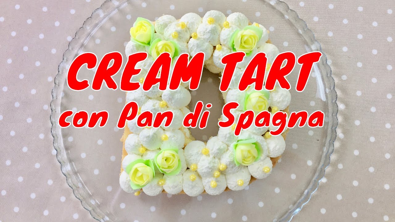CREAM TART CON PAN DI SPAGNA la più semplice e più veloce