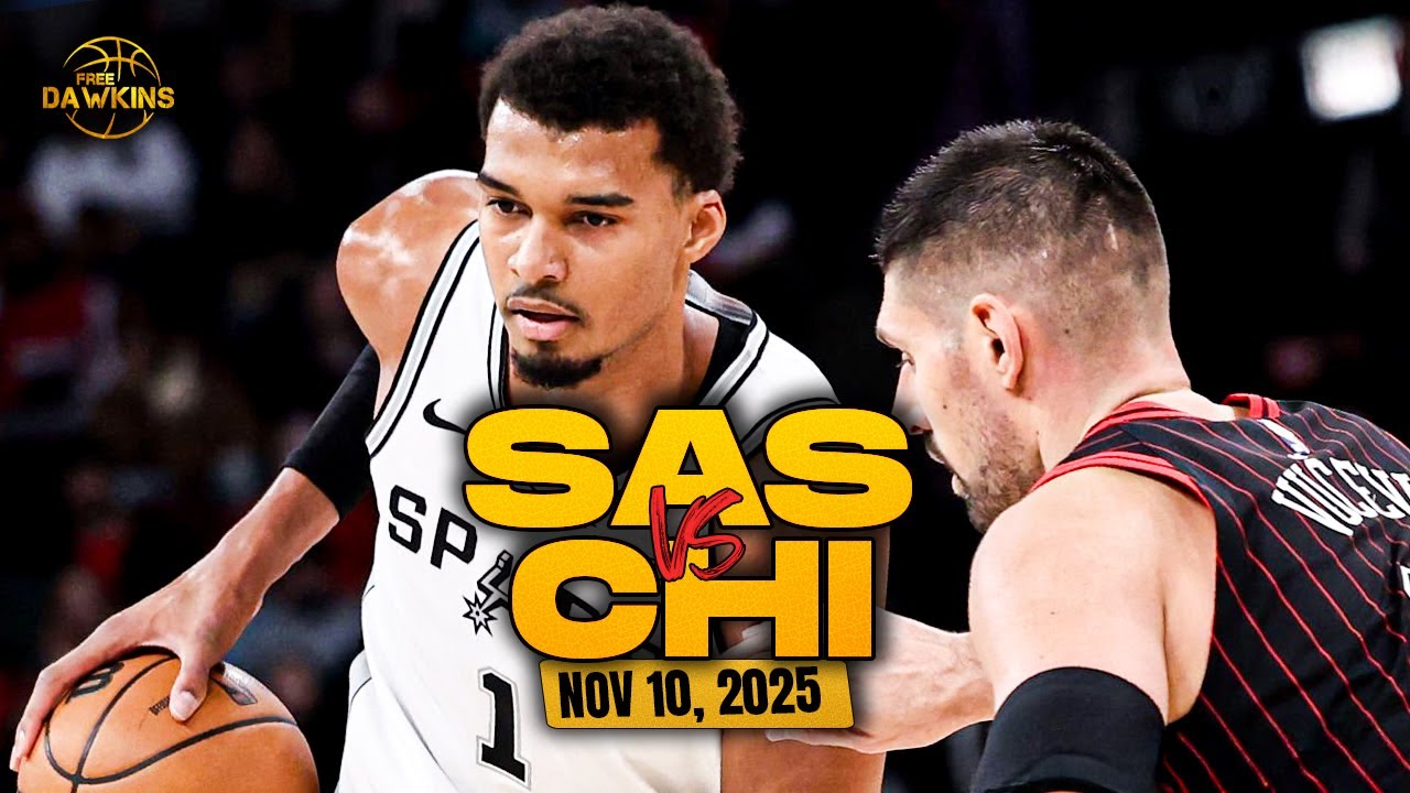 San Antonio Spurs vs Chicago Bulls Full Game Highlights | Nov 10, 2025 | FreeDawkins