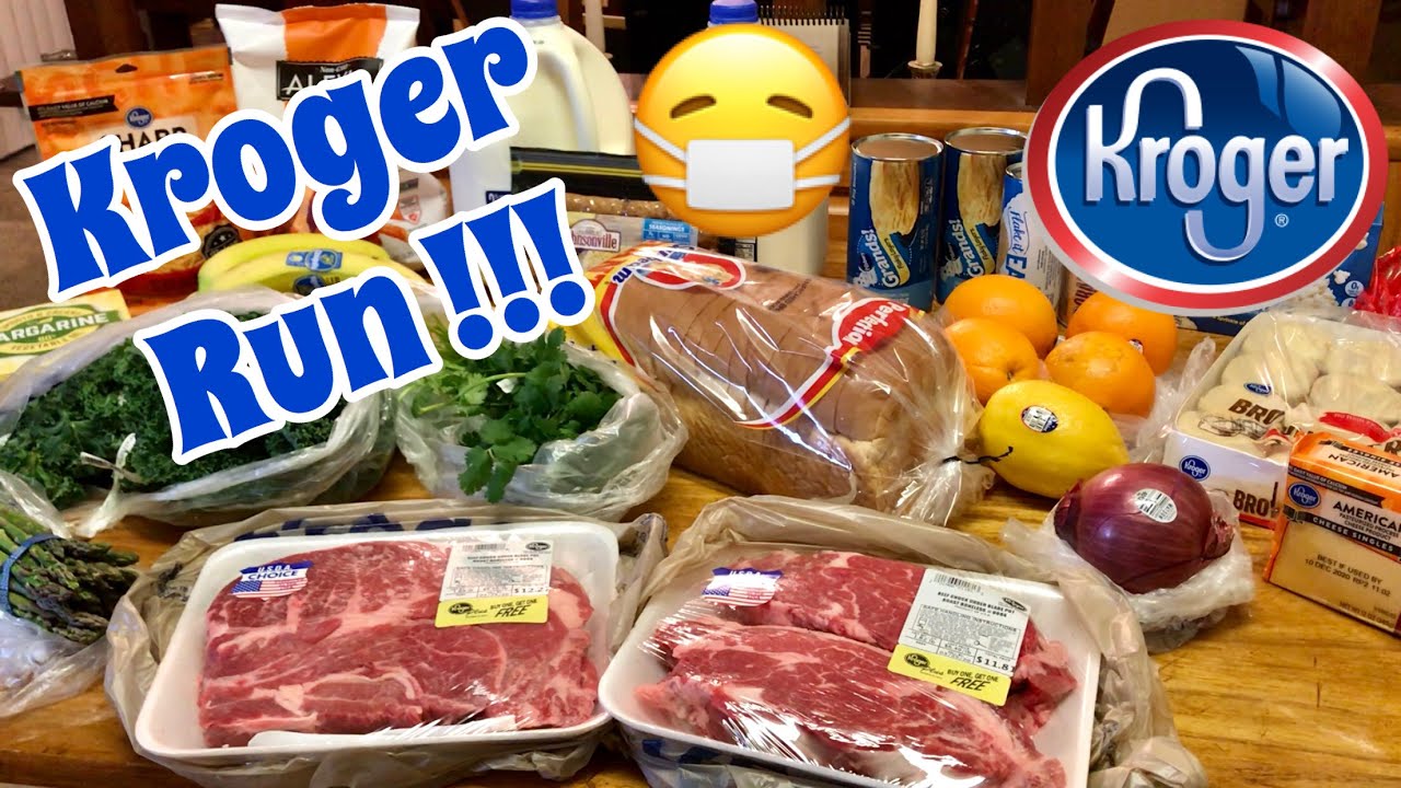 A MILK RUN TURNED INTO A... KROGER HAUL 2020! 🛒🥬🍊🥩🍋