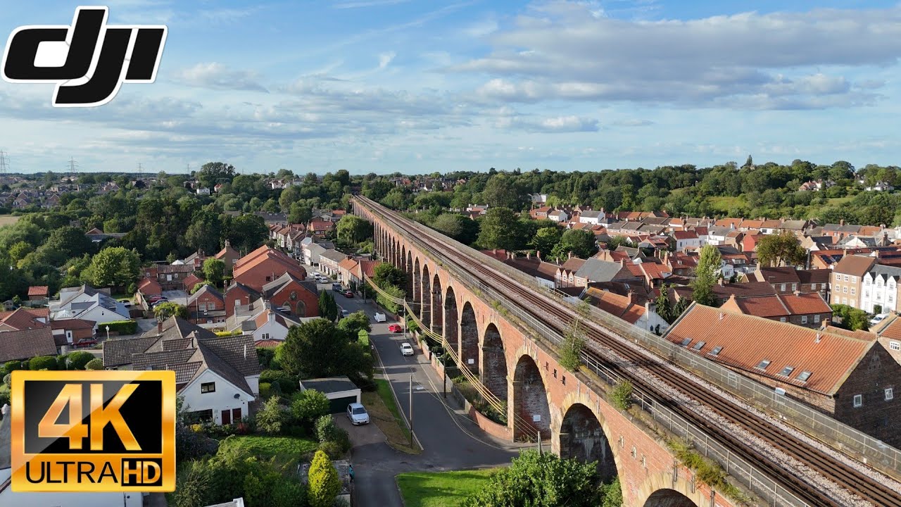 Yarm (viaduct) by drone 4k #djimini4pro #djiosmoaction4 