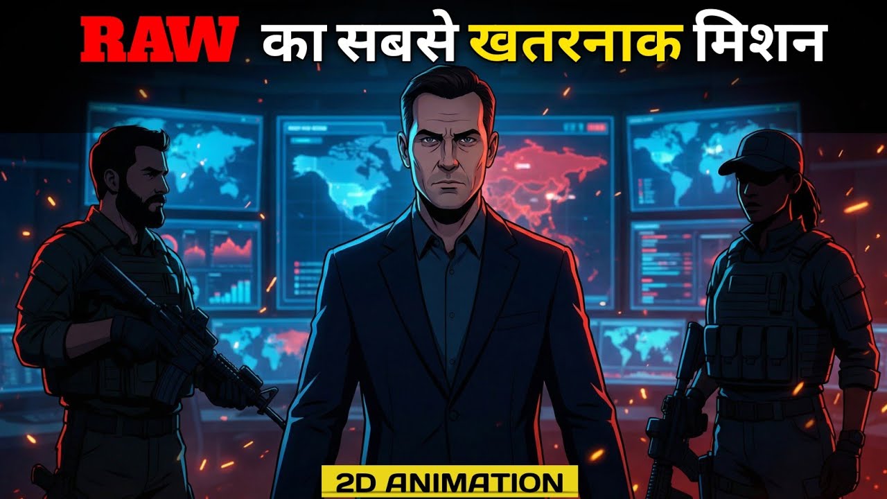 Pakistan Ke Andar RAW Ka Secret Mission | Ajit Doval Real Story | 2D Animation Documentary
