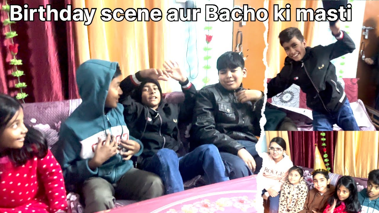 Birthday Scene Gone Crazy 😄 | Bachon Ki Masti Vlog