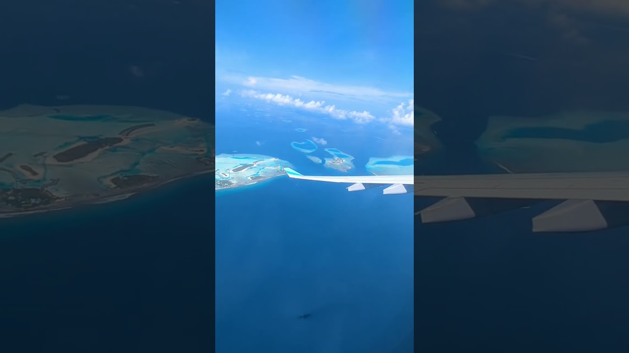 The Most BEAUTIFUL Flight | Approach to Maldives