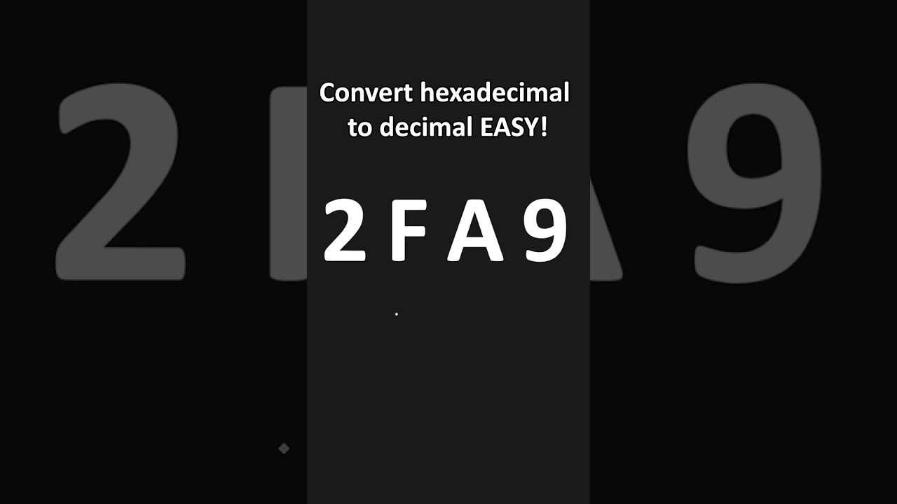 Learn hexadecimal in 0x79 seconds #coding #computerscience #programming