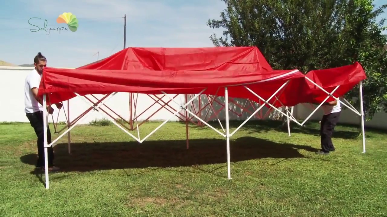 Como montar uma Tenda dobrável de 6x3 metros