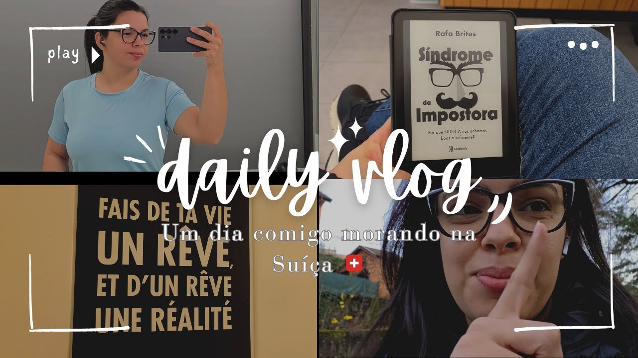 Vlog de segunda - (RE)Começar ... Criei o meu Canal -  Minha vida na Suiça.