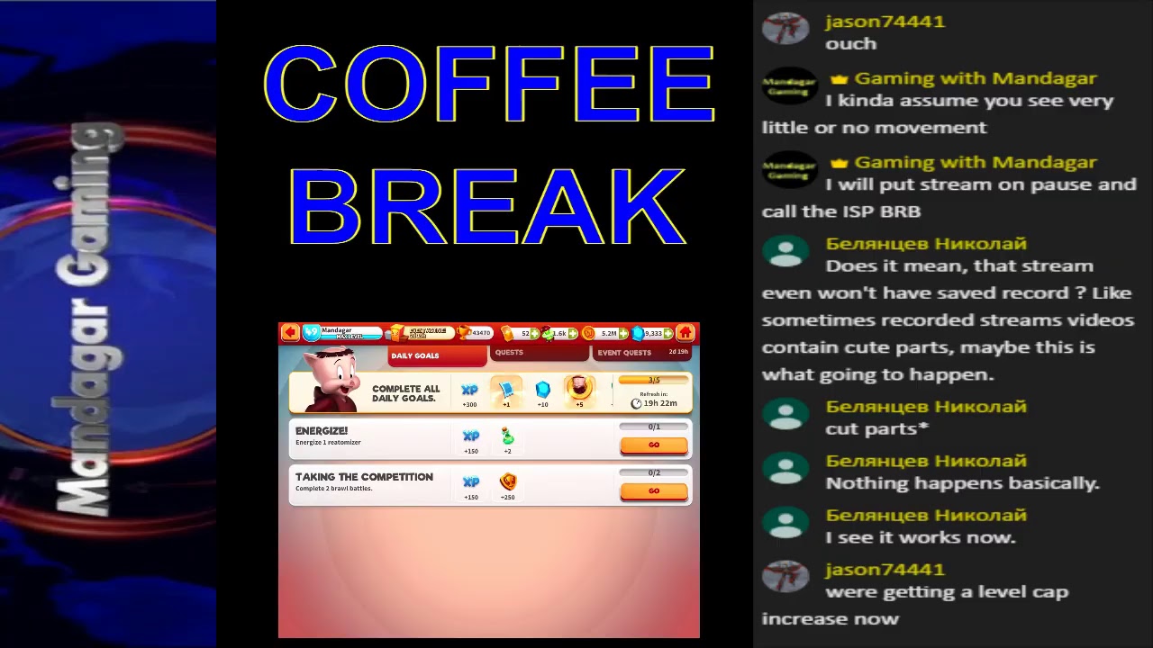 Gaming with Mandagar Live Stream #34 Looney Tunes World of Mayhem - Hanging out:)