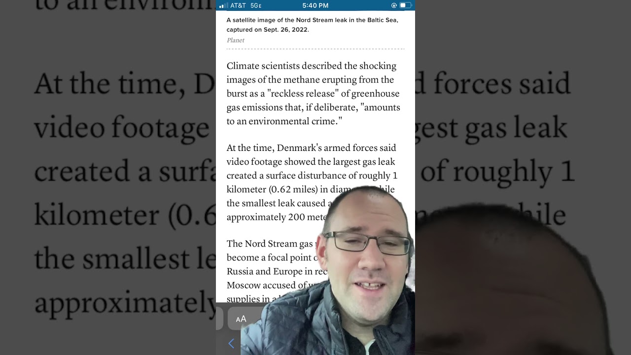 Accurate Intuitive Prediction - Nord Stream Pipeline Explosion